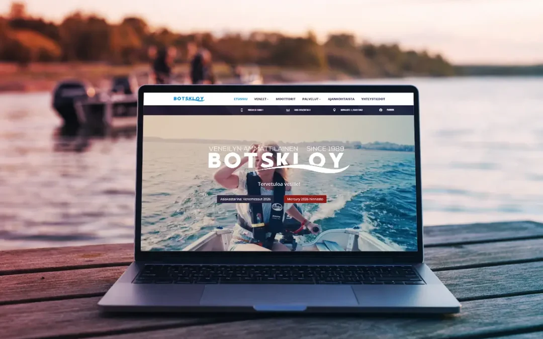 Botski.fi sai uuden elämän – teknisesti kevyempi, selkeämpi ja hakukoneystävällisempi verkkosivusto venealan ammattilaiselle